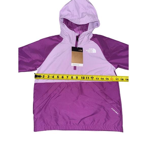 The North Face Youth Packable Wind Jacket in Pop Purple Size M (10) - Picture 3 of 4